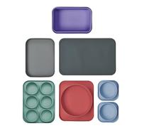 MasterClass Juego de 7 utensilios para hornear hechos de silicona no tóxica, antiadherentes, duraderos, resistentes al agua y al calor, incluye bandeja de silicona para hornear