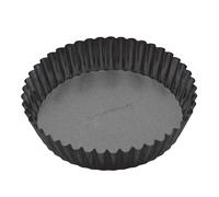 MasterClass Lata de Tarta Extra Profunda con Fondo Suelto y Antiadherente sin PTFE, PFOA y BPA, Robusto Acero al Carbono de 1mm, 25 x 5.5cm