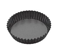 MasterClass Lata de Tarta Extra Profunda con Fondo Suelto y Antiadherente sin PTFE, PFOA y BPA, Robusto Acero al Carbono de 1mm, 25 x 5.5cm