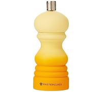 MasterClass MCSNPBLK17 - Molinillo de pimienta o sal con tapa intercambiable (17 cm), plástico, Mustard Ombré, 12 cm