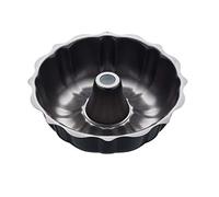 MasterClass Molde antiadherente para tartas en forma de anillo estriado, 27 cm (10")