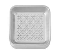 MasterClass Molde cuadrado para tartas de aluminio reciclado, molde para hornear, molde para brownies, 23 cm | Distribución superior del calor y resistente a la deformación