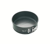 MasterClass Molde Desmontable para Tartas de 18cm con Base Suelta, Antiadherente, Acero al Carbono Resistente de 1mm, Libre de PFOA, Molde Redondo de 6 Pulgadas, Gris