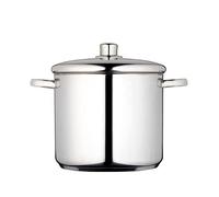 MasterClass Olla con Tapa 8.5L/24cm, Inducción, Acero Inoxidable, Plata