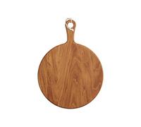 MasterClass Pala redonda de madera de roble para servir / Tabla para antipasti, 30 x 40,5 cm (12" x 16")