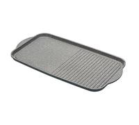 MasterClass Plancha de asar de aluminio fundido antiadherente apta para inducción, 51 x 27 cm (20" x 10,5")