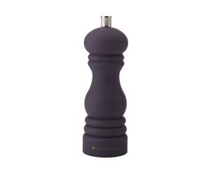 Masterclass salt or pepper mill with interchangeable caps, purple caps
