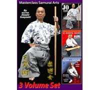 MASTERCLASS SAMURAI ARTS (3 Volumen Set ESPECIAL) Akeshi Sueyoshi [DVD]