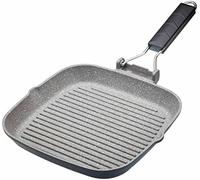 MasterClass Sartén antiadherente apta para inducción con mango plegable, 24 cm (9.5")