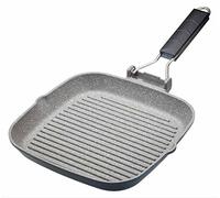 MasterClass Sartén antiadherente apta para inducción con mango plegable, 24 cm (9.5")