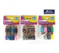 Masterclass - Set 8 botes mini glitter - colores surtidos