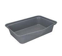 MasterClass Smart Ceramic Tostadora grande con antiadherente PTFE, PFOA y BPA Free, acero al carbono, 41,5 x 31,5 cm Bandeja apilable para asar en profundidad