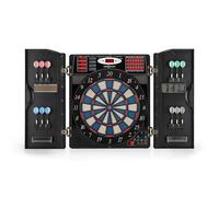 Masterdarter Diana electrónica, dardos con punta suave, puertas de imitación de madera OneConcept