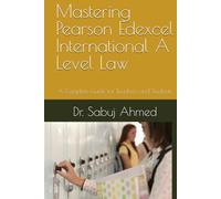 Mastering Pearson Edexcel International A Level Law: A Complete Guide for Teachers and Students