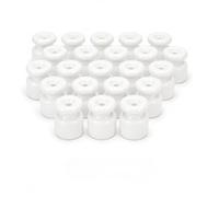 Masterled Base Enchufe Schuko Porcelana Vintage 16A 250V Blanco