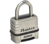 Masterlock Candado de combinación reprogramable Pro Series - Cuerpo de Acero Inoxidable