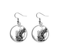 Masterpiece The Classic of Mountains - Pendientes colgantes de plata para mujer