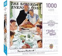 MasterPieces 1000 Piece Jigsaw Puzzle for Adults, Family, Or Youth - Freedom from Want - 19.25"x26.75"