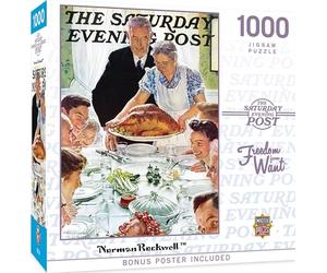 MasterPieces 1000 Piece Jigsaw Puzzle for Adults, Family, Or Youth - Freedom from Want - 19.25"x26.75"