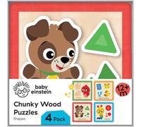 MasterPieces Baby Einstein - Rompecabezas de madera gruesa (4 unidades)