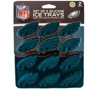 MasterPieces FanPans NFL Philadelphia Eagles - Juego de dos bandejas de silicona para cubitos de hielo, aptas para lavavajillas