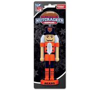 MasterPieces Game Day - NFL Chicago Bears - Adorno de cascanueces de madera pintado por el equipo