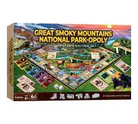 Masterpieces Great Smoky Mountains National Park Opoly - Juego de monopolio de Smoky Mountain para adultos y niρos - Juego de mesa de paseo panor