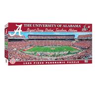MasterPieces NCAA Alabama Crimson Tide 1000 Piezas Puzle panorámico de Estadio (UAL1039)