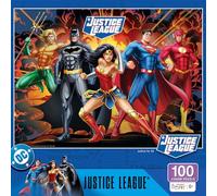 MasterPieces Rompecabezas de 100 piezas para niños, Liga de la Justicia, Justicia para todos, 14 x 19 pulgadas