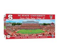 MasterPieces Rompecabezas de 1000 piezas con licencia oficial - NC State Wolfpack Stadium Panoramic NCAA para adultos, familia o niños 13 x 39 pulgadas