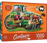 MasterPieces Rompecabezas de 1000 Piezas para Adultos, Familiares o niños, Forma de Tractor, 38.5 x 26.5 Pulgadas