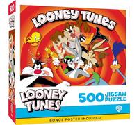 MasterPieces Rompecabezas de 500 piezas para adultos, familiares o niños, Looney Tunes, 15 x 21 pulgadas