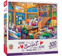 MasterPieces Rompecabezas de 550 piezas para adultos, familiares o niños - Hobby Time - 18 x 24 pulgadas