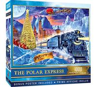 MasterPieces Rompecabezas de Navidad de 1000 piezas, The Polar Express, 19.3 x 26.75 pulgadas