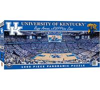 MasterPieces Rompecabezas deportivo de 1000 piezas - NCAA Kentucky Wildcats Basketball Panorámico - 13 x 39 pulgadas