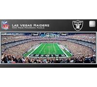 MasterPieces Rompecabezas deportivo de 1000 piezas - NFL Las Vegas Raiders Endzone View Panoramic - 13 x 39 pulgadas