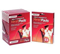 Masterplast - Almohadillas de calor autoadhesivas para aliviar dolores, color blanco, 10 x 13 cm (paquete de 2)