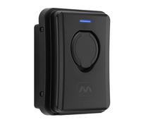 Masterplug Estación de Carga EV de Pared para Vehículos Eléctricos, Tipo 2, Cargador sin Cable de Coche Eléctrico con Función de Fija Automático, Monofásico, Modo 3, RFID, IP65, 7.4kW, 32A, EVCM3BS7BR