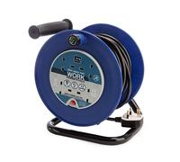 Masterplug LDCC2513-4BL-MP 13A 4 Toma Enrollador De Cable Azul 25 Metros 240V