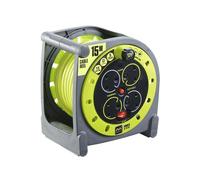 Carrete De Cable Masterplug PRO-XT 240V 13A 4-Enchufes 15m MSTHMU15134