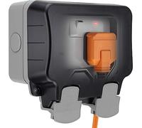 Masterplug WP22 - Enchufe impermeable al aire libre con protección IP66 (British General BG)