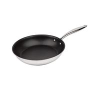 MasterPro Argent 3 - Sartén de 24x5.0 cm - Totalmente Antiadherente Ilag Ultimate - Fabricada en Acero Inoxidable - Cuenta Con Mango Largo Ergonómico - Acabado Exterior Brillante