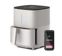 MasterPRO BY CARLO CRACCO - Freidora de Aire 1500W 5L - 12 Programas - Control Táctil LED - App Control - Revestimiento Antiadherente - Color Blanco