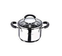 Masterpro Olla Foodies BGMP-1504-BK 1,8L 16x10cm Acero inoxidable Antiadherente apta para inducción
