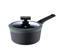 MasterPro Gastro Reeco, Sartén Antiadherente 24 cm de Diámetro y 5 cm de Altura, Indicador de Temperatura |Aluminio Fundido Reciclado, Mango Soft Touch, Para Todo Tipo de Cocinas