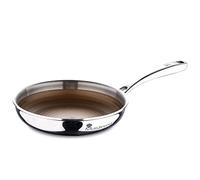 MasterPro GIRO 3 | Sartenes Antiadherentes de 20 cm Tecnología ILAG | Triple Capa Acero Inoxidable y Aluminio Forjado | Mango Ergonómico Acero | Anti Arañazos | Todo Tipo de Cocinas | Libre de PFOA