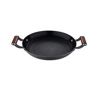 MasterPRO Odín - Sartén antiadherente (24 cm, hierro prensado, gran capacidad de almacenamiento del calor, mango ergonómico de madera de acacia, para todo tipo de fuegos)