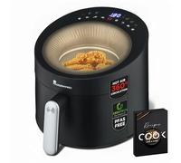 MasterPRO Rocket Cyclone 500 | Freidora de Aire con Ventana | 100% Libre de PFAS | Capacidad de 5L | 1500W Potencia | Panel Digital | Circulación 360° | Sistema de Circulación y Cocción Extra Rápida