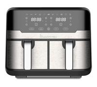 MasterPro Rocket Duo 900 Freidora sin Aceite Doble 9L 2100W Acero Inoxidable