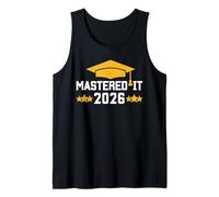 Masters Degree Graduation Mastered It Class of 2026 Graduate Camiseta sin Mangas